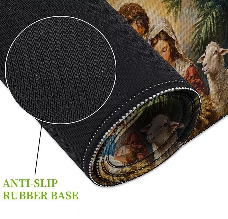 Alfombrilla de ratón XXL de 900x400x3mm con base de goma antideslizante para escritorio 5