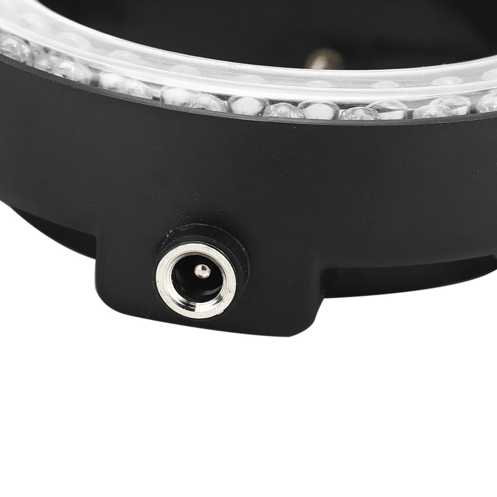 Airshi Microscopio a Luce Anulare LED per Riparazione Gioielli, Plastica, 2x Magnificazione, Alimentato a Cavo