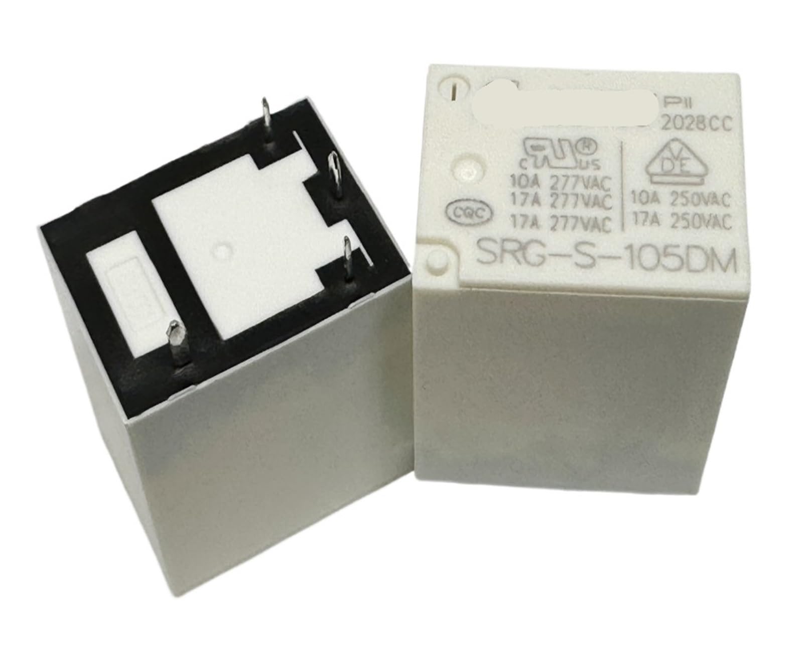 YZWRWRMKTB 1pc SRG-S-105DM 5V (22FA-12V/5V-17A) Relay 4 pins