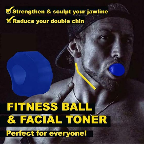 Buy Jawline Exercise Ball, Jaw Exerciser Chew, Fitness Ball Neck Face