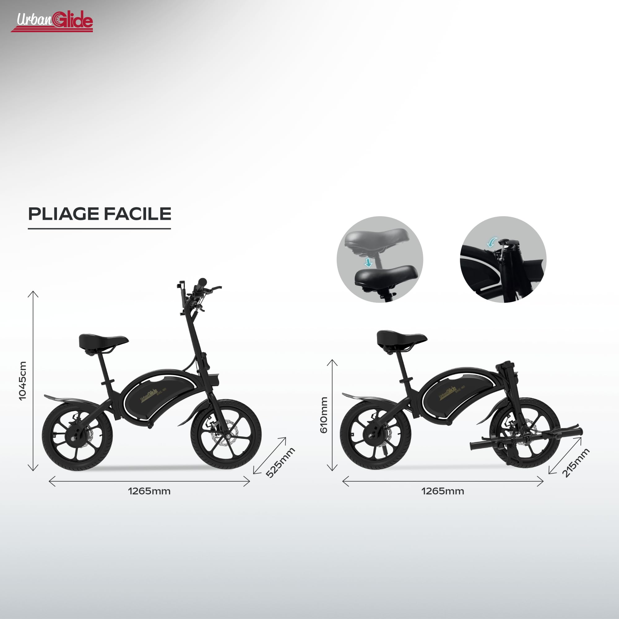 Camera D'Aria UrbanGlide Bike 120 Per Monopattino Elettrico - Resistente E Robusta, Migliora Le Prestazioni - 2