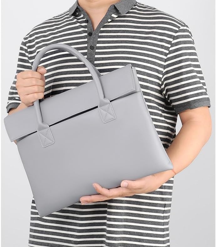 Briefcase Business Document Storage Bag Laptop Protection Handbag Material Organize Pouch Accessories image 5