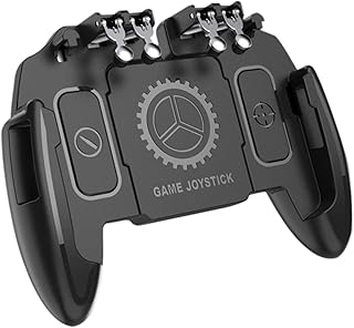 Controlador de jogos para celular | Controlador de jogo móvel com seis dedos | Aperto de jogo de operação flexível compatível com a maioria dos jogos móveis Maxten