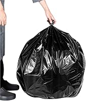 Vista 8 de Restaurantware RW Clean - Bolsas de basura de 45 galones, 100 forros para cubos de basura de alta resistencia, se adaptan a botes de basura de 40 a