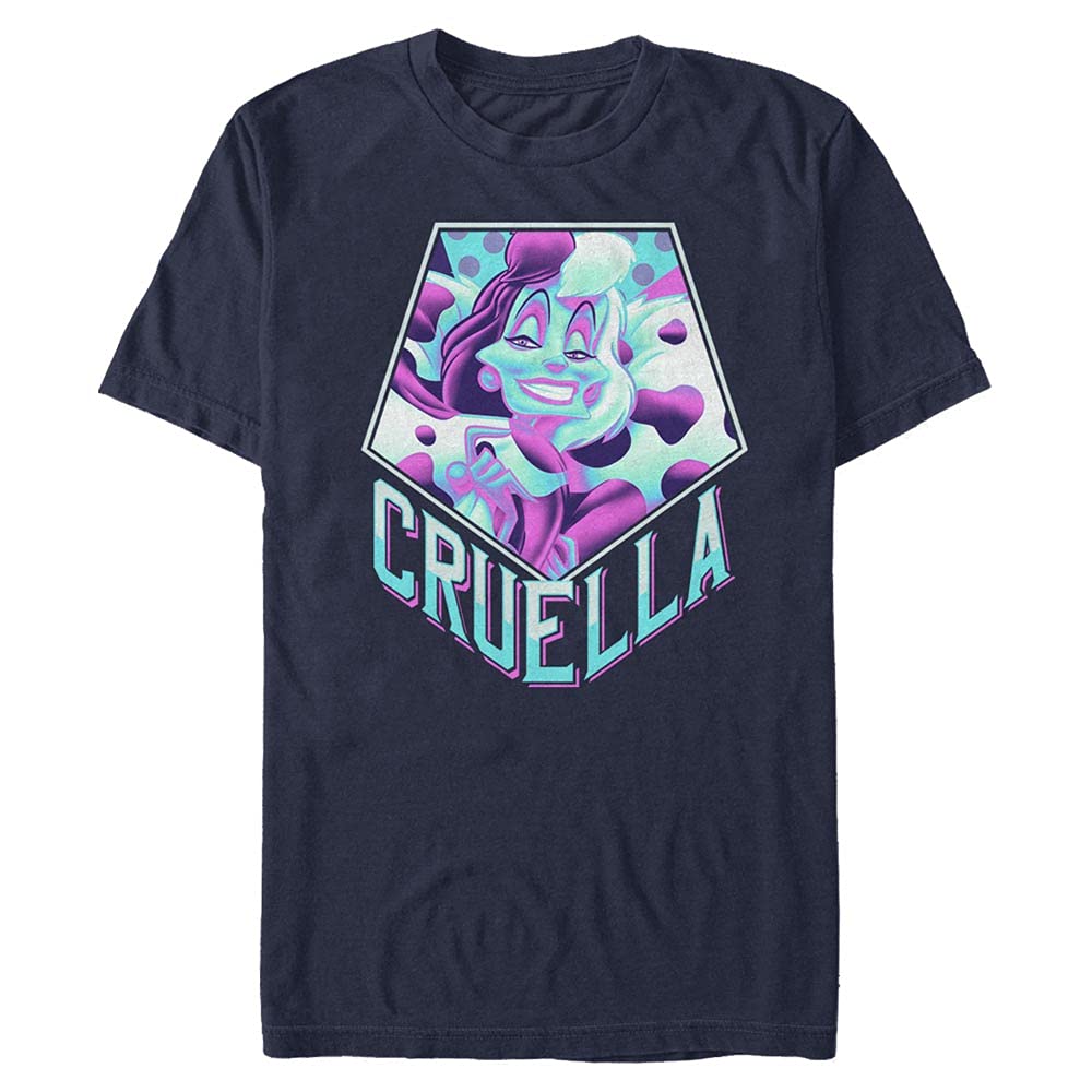 101 Dalmaçyalı - Cruella Bisiklet Yaka Tişört Unisex Yetişkin