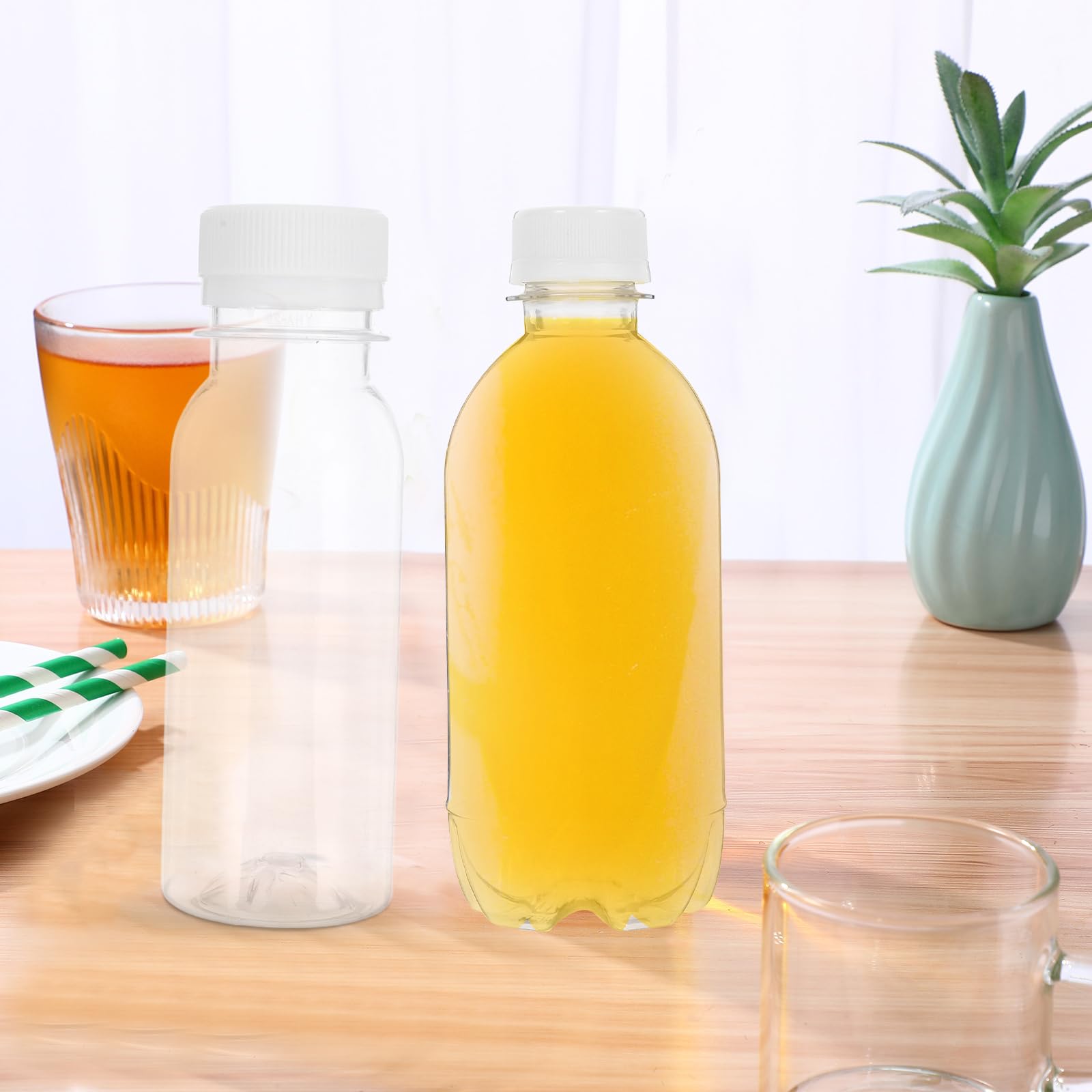 10 Bottiglie Vuote Da 250ml Con Tappo - Ideali Per Succhi, Frullati, Latte E Bevande Fatte In Casa - Foto 7