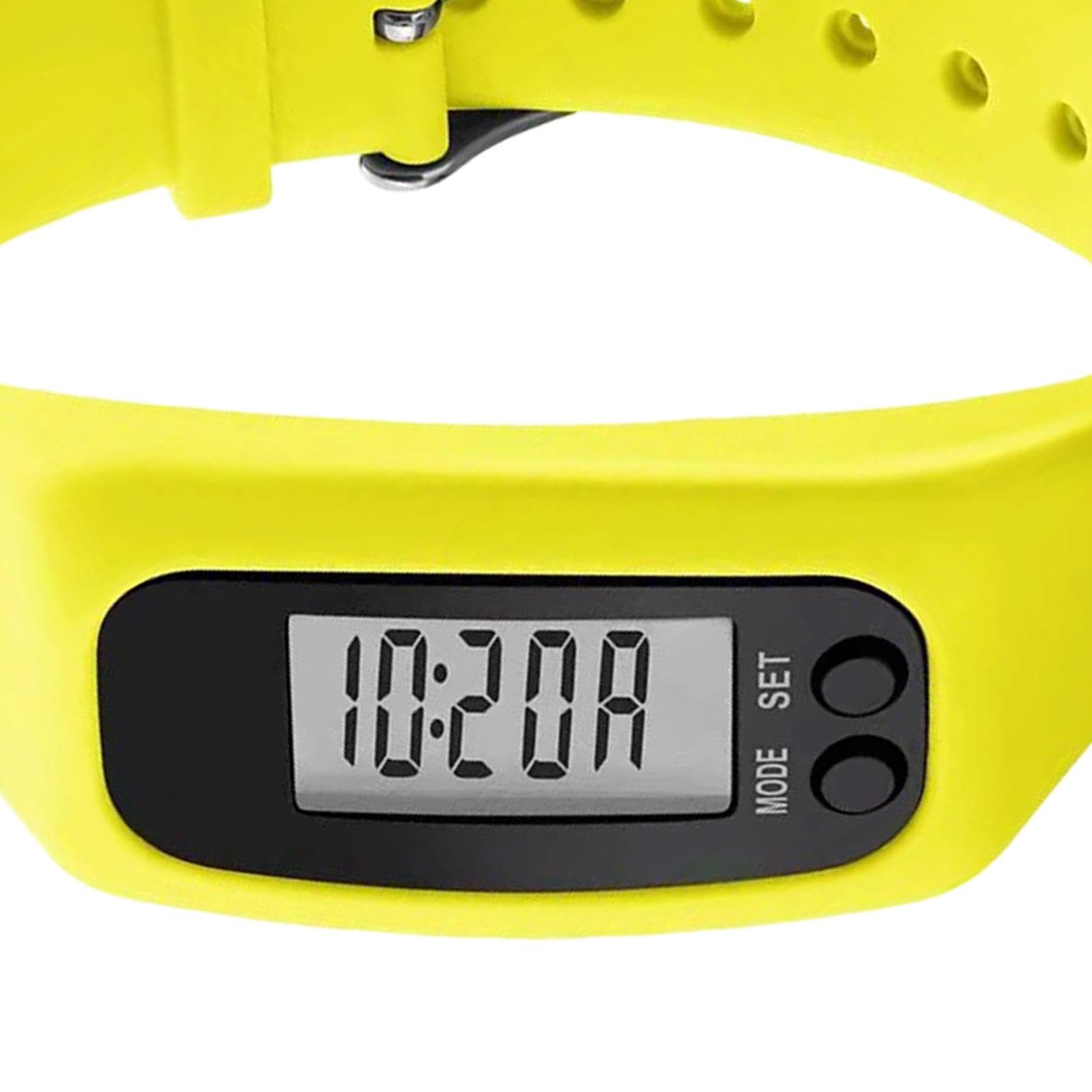 Montre compteur de pas pour femme – Enregistrement du kilométrage – Moniteur de kilométrage – Pour homme et adulte, coureur, athlète, marche, course, exercice, maison, bureau, salle de sport