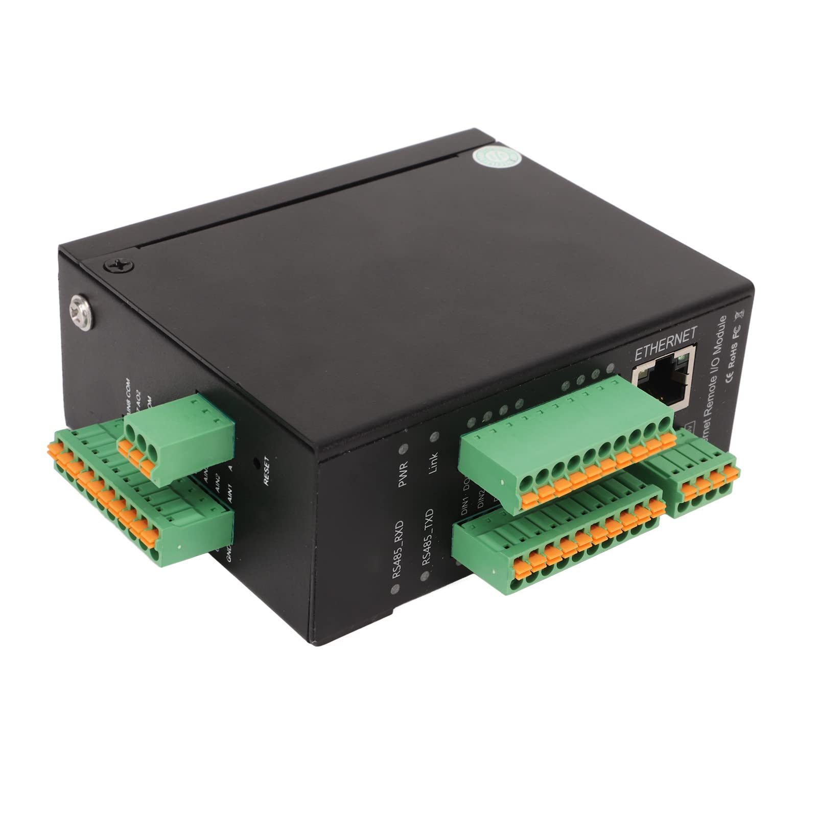 Switch Multicanale Switch Multicanale Modulo IO Analogico a Ethernet con 8 e RS485 per Applicazioni Industriali di Acquisizione Dati 9-36 V CC (4-20 mA)