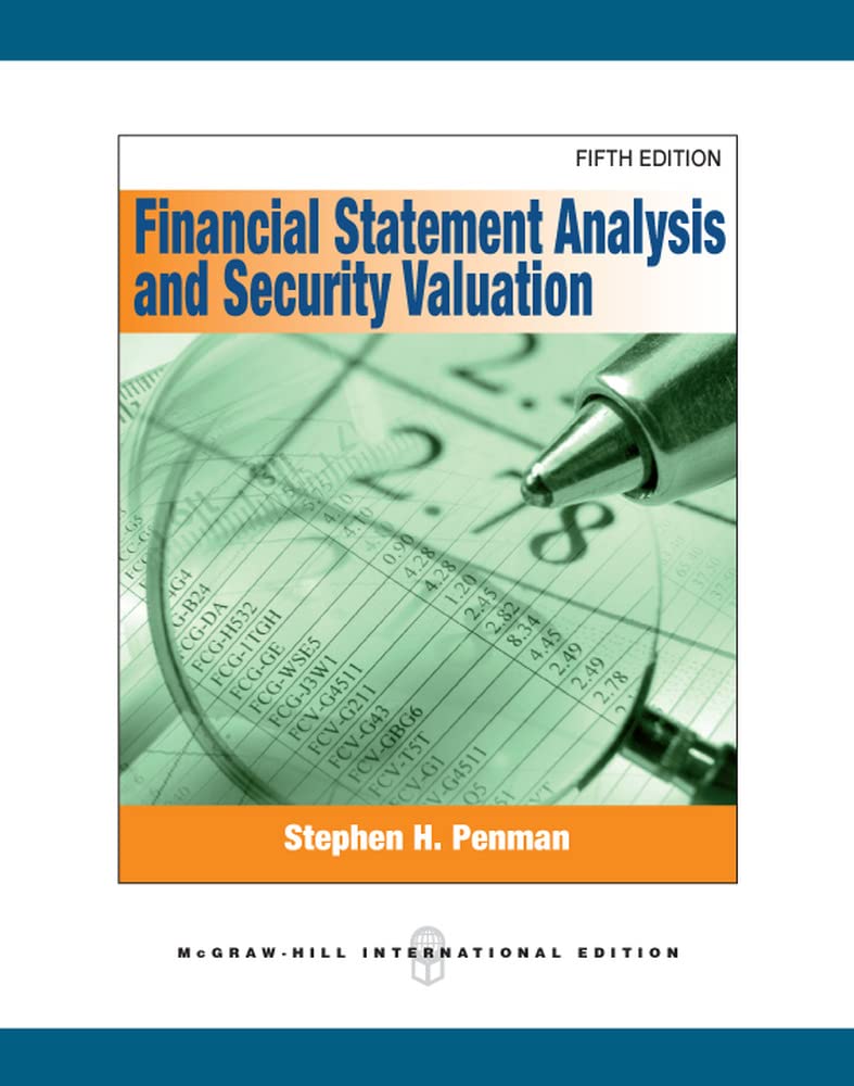 Amazon | Financial Statement Analysis and Security Valuation