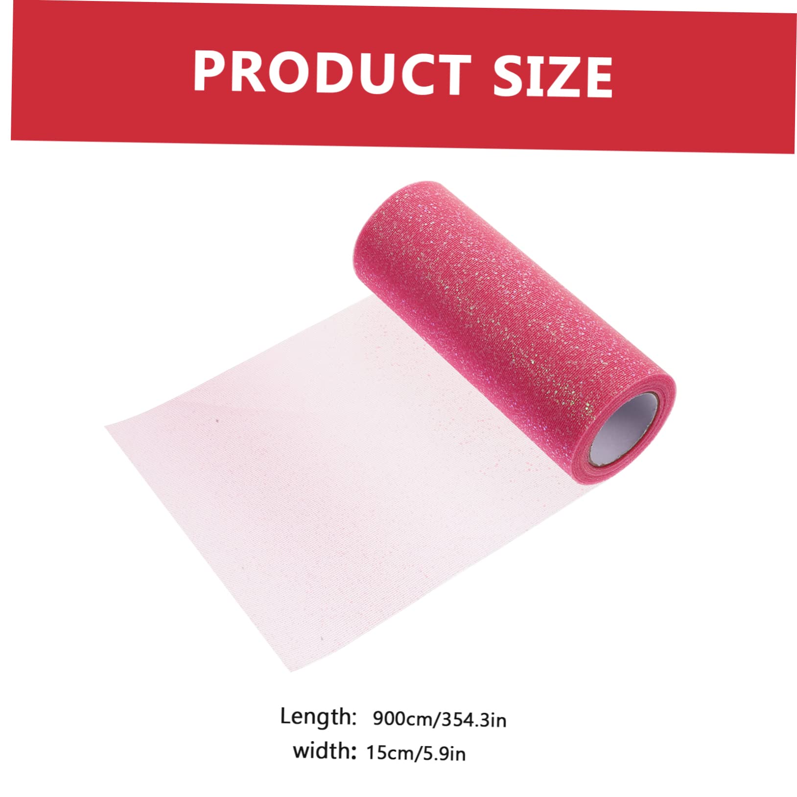 5 Rollen Geschenkband aus Netzstoff für Geschenkverpackungen und Deko
