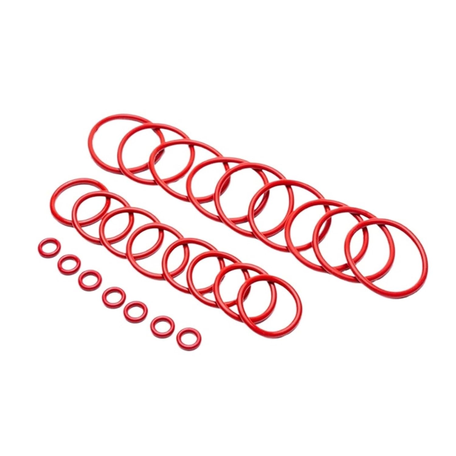 WD CS 5.3mm,Red Color Silicone Rubber O-Ring VMQ Sealing Rings Repair Skeleton Oil Gasket Washer,Inner Diameter 30-530MM(495x5.3(1pcs))