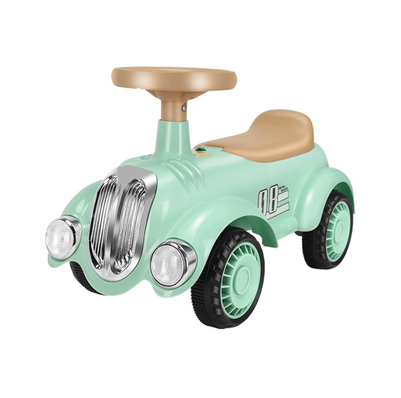 SDGBCXD Swing Car, Wiggle Car Classic Kids Ride On with Steering Wheel Balance Scooters Seat Storage for Boys and Girls Swing Card(Wei�)