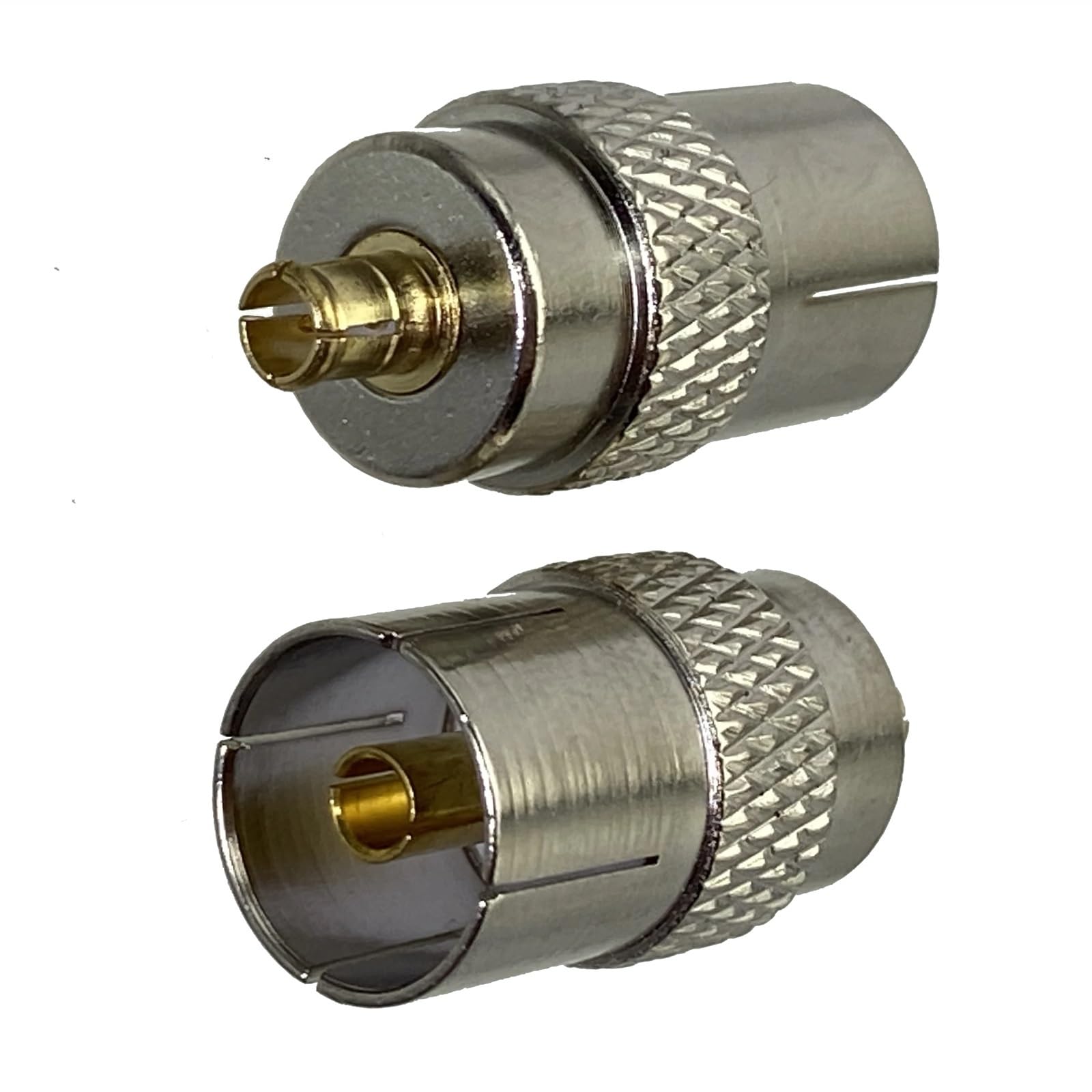 Convertidor coaxial RF de conector IEC PAL a terminal MCX macho de 50ohm, 10 piezas