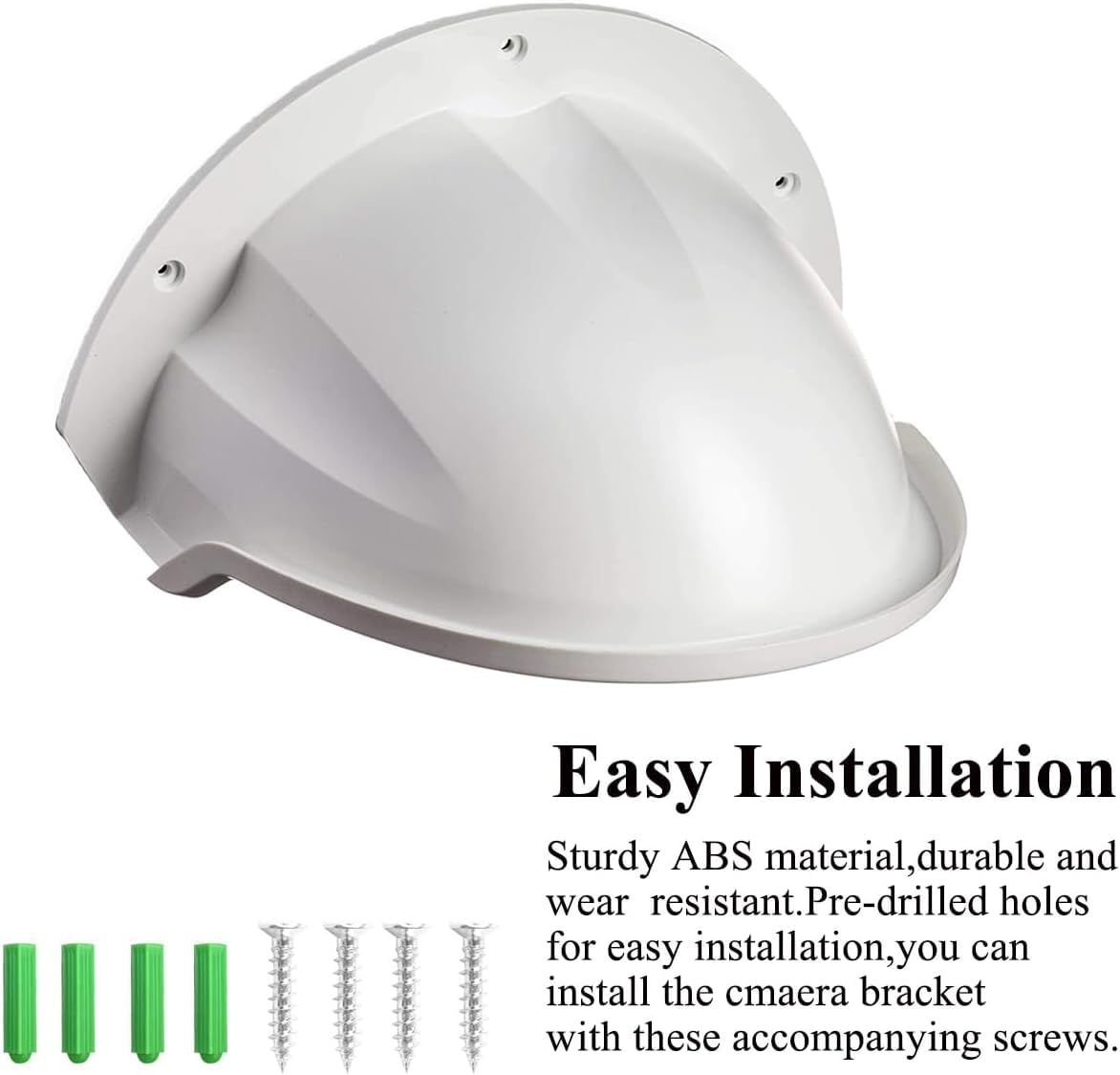 Copertura Antipioggia Per Telecamera - Scudo Protettivo Universale Per CCTV Esterno/Interno - Colore Bianco - Foto 12