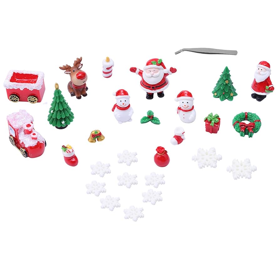 ピングー クリスマス オーナメント コップ ミニチュア フィギュア クリスマス 個 スキー ミニ フィギュア ウッディ ミニ