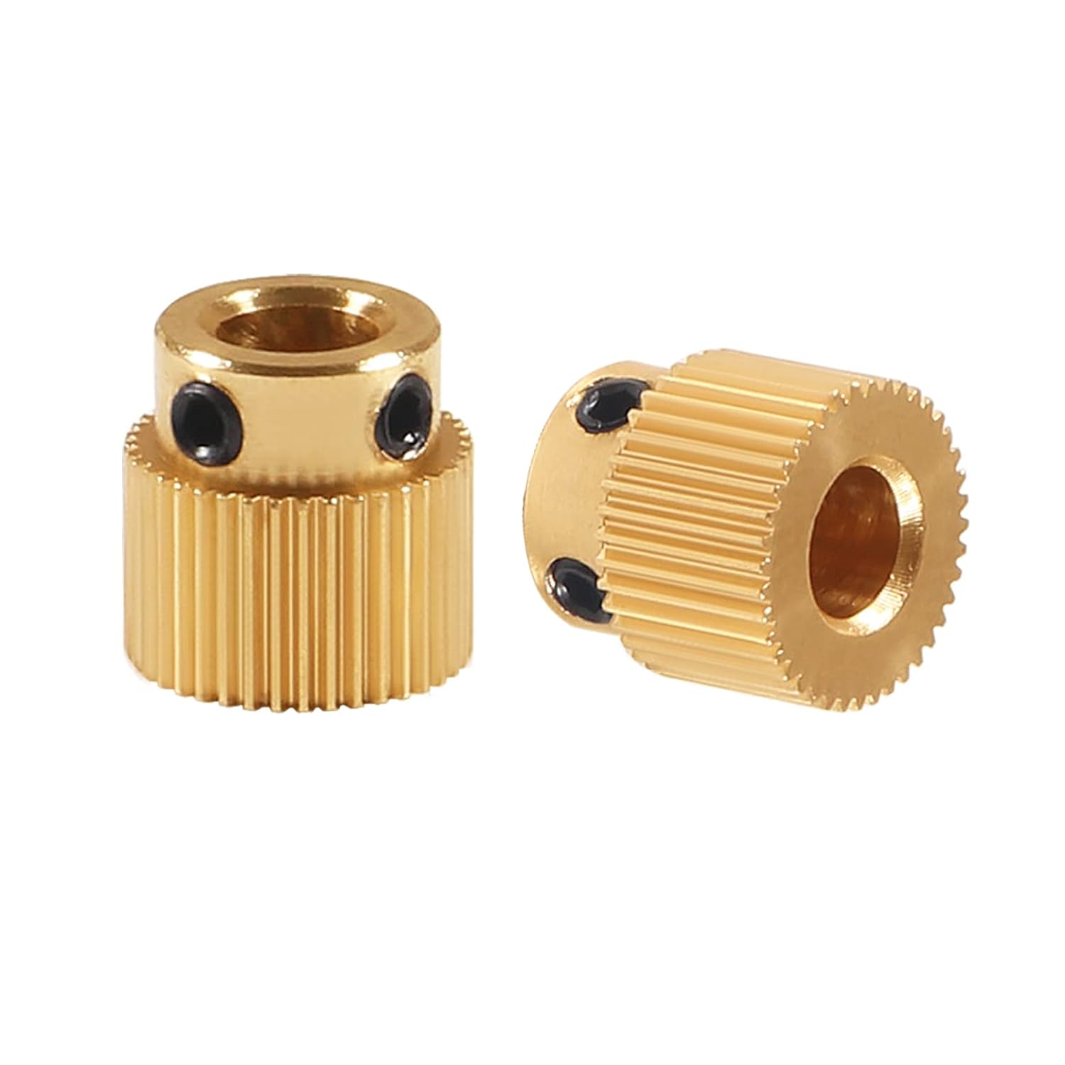 review Aokin Brass Extruder Wheel Gear 40 Teeth Drive Gear 3D Printer Parts for Creality Ender 3, Ender 3 Pro, Ender 3 V2, Ender 5/5 Pro/5 Plus, CR-10/10S, CR-10 S4, CR-10 S5, 5 Pcs with a Wrench