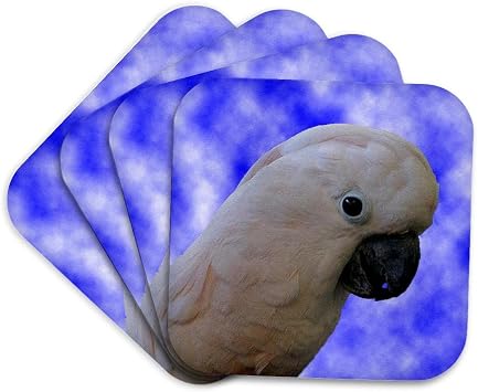 3dRose Cockatoo Portrait Coasters