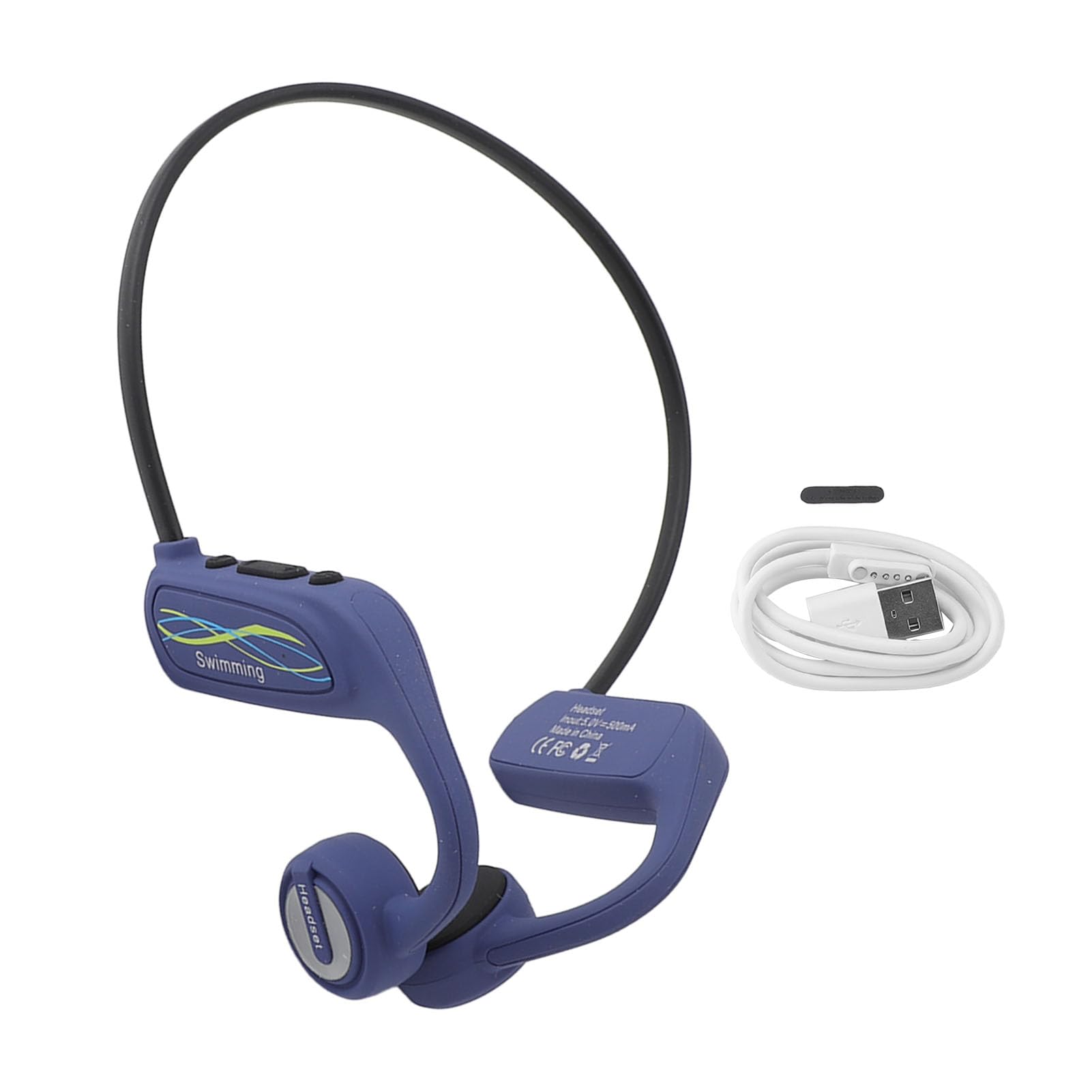 Cryfokt Auriculares de Natación Impermeables, Auriculares de Oído Abierto