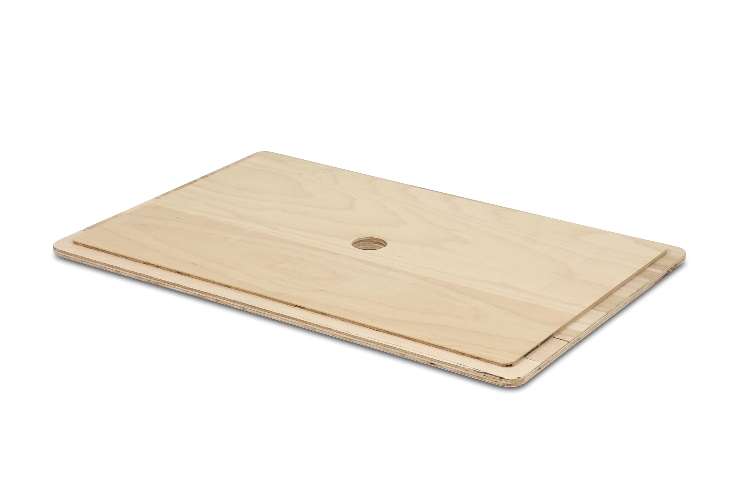 1a-TopStore Holzdeckel 600x400 mm aus Buche Multiplex 15 mm für Euroboxen, Eurobehälter, Stapelbox Serie TK, VTK und Unibox (Deckel 600x400 mm, buche)