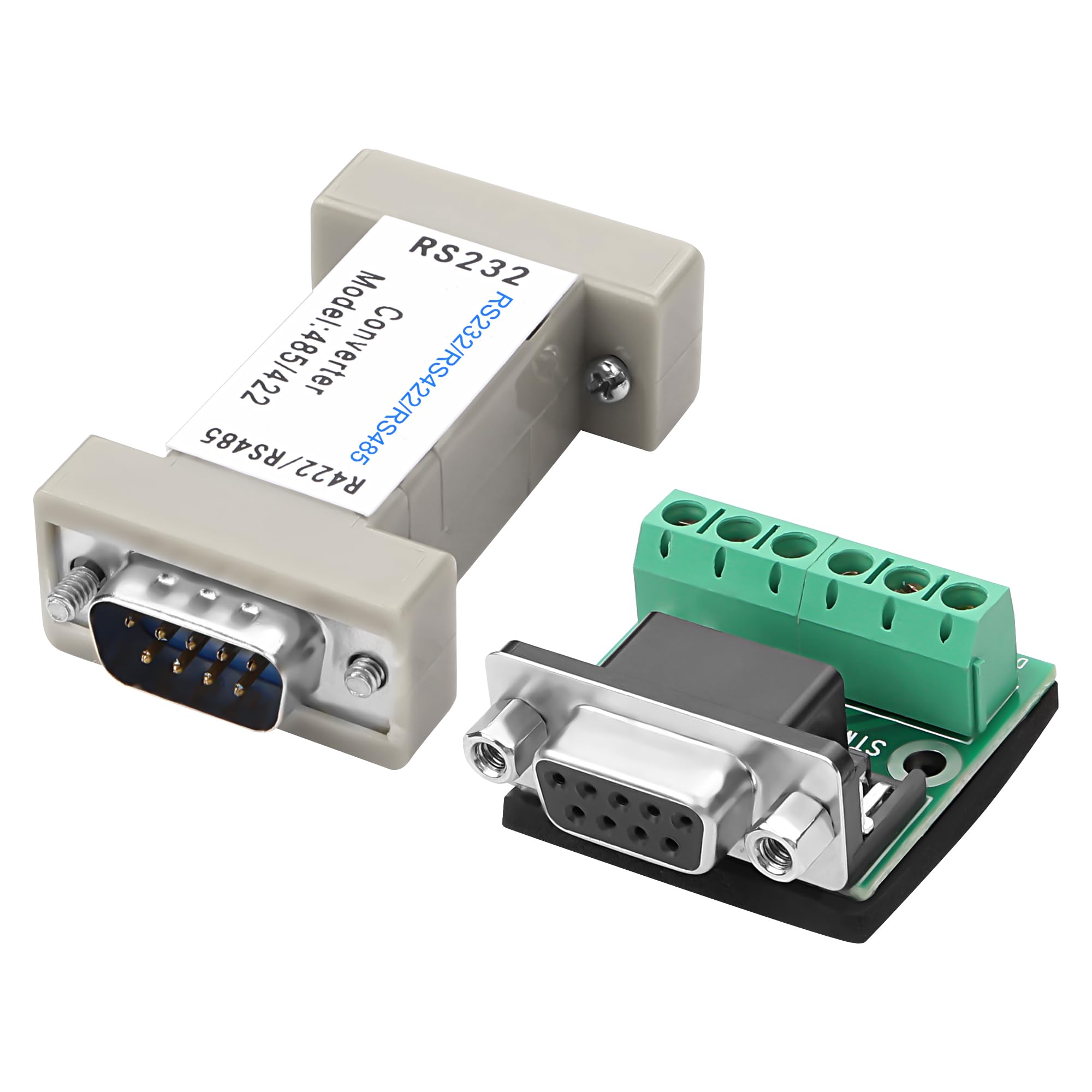 Convertitore Di Interfaccia Da RS-232 A RS-485 Con Connettore A 9 PIN - Nuovo