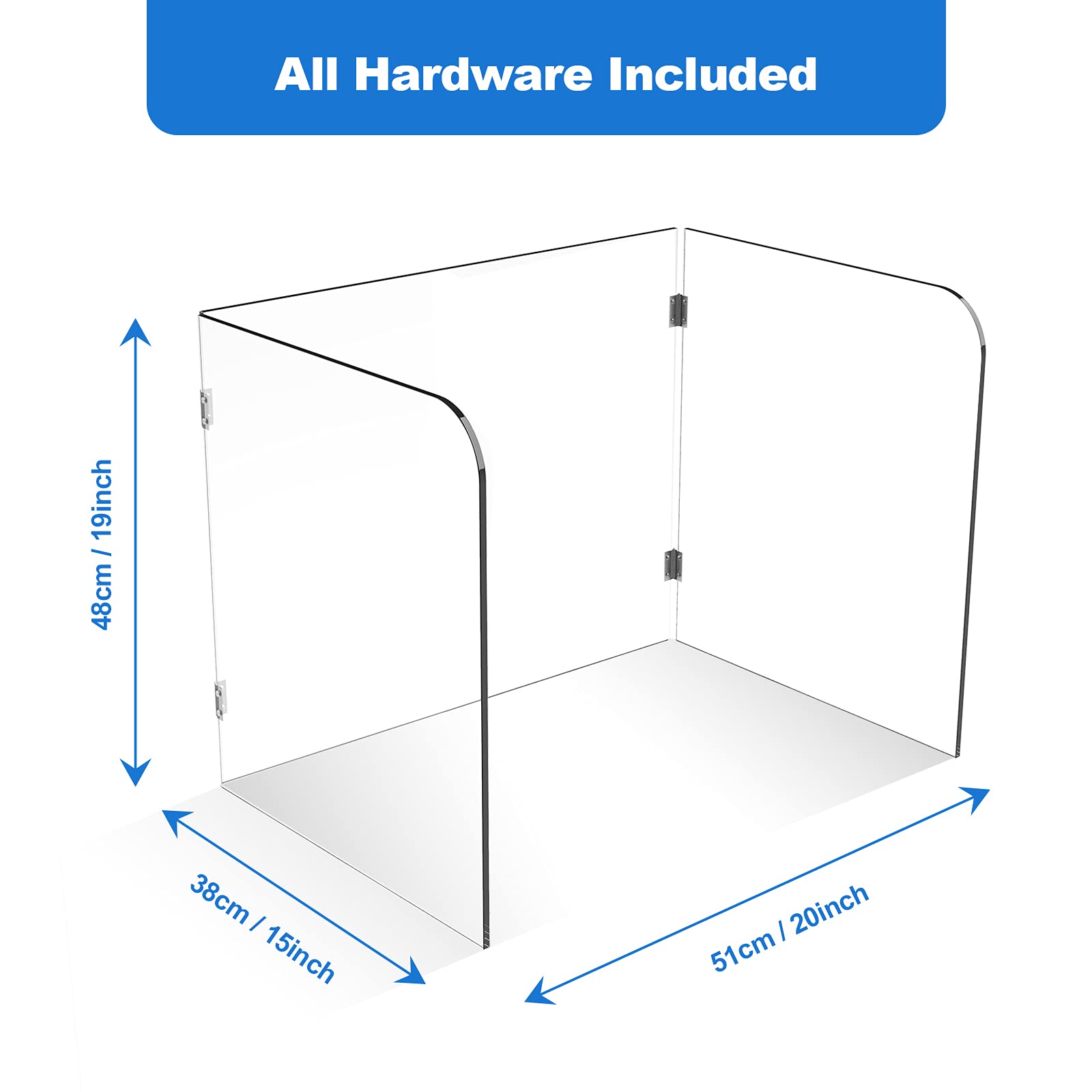 Desk Shields for Classroom Clear Acrylic Plexiglass Barrier for
