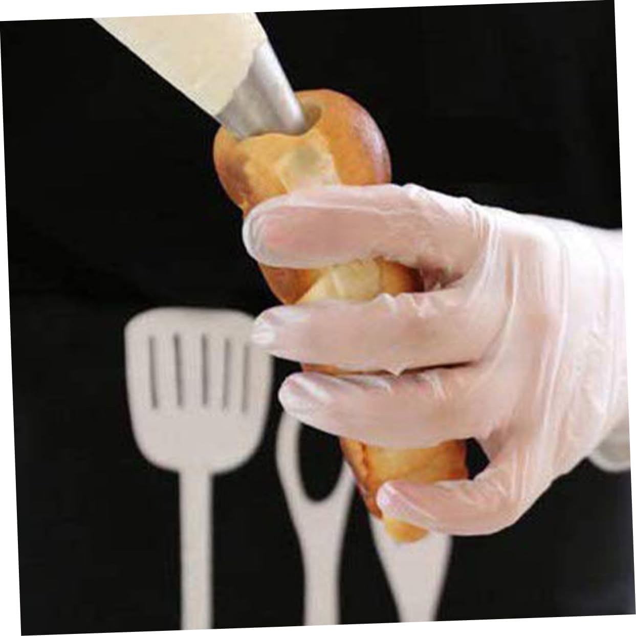 OUNONA Stainless Steel Croissant Mold Set 10PCS Cylindrical Cannoli Tubes for Home Baking Dark Grey for Pastry Making