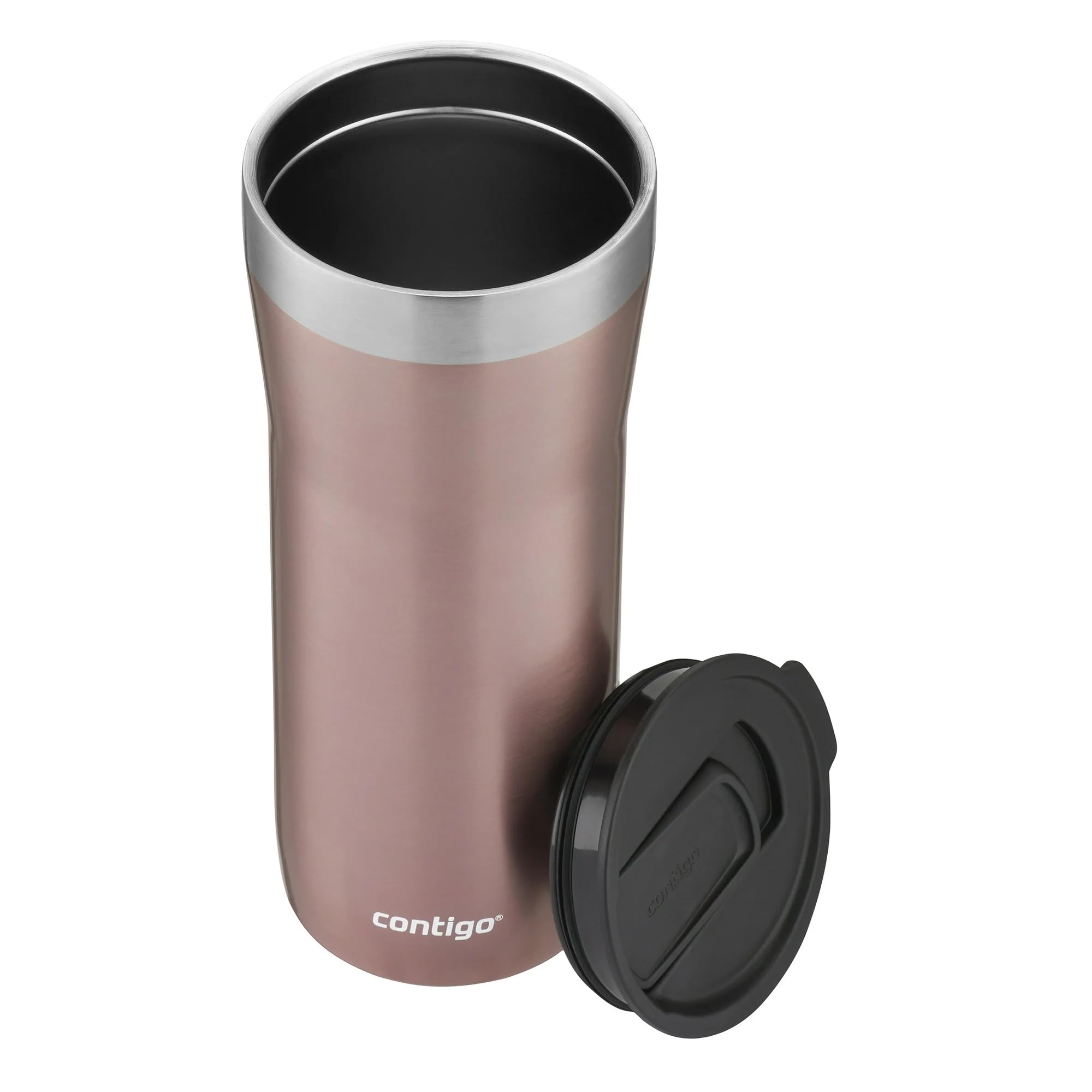 Contigo Gobelet isotherme en acier inoxydable avec paille, 946 ml (champagne/anberry)
