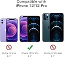 OpenTech Privacy Tempered Glass Screen Protector Compatible For Iphone 12/12 Pro (6.1 Inches) With Edge To Edge Coverage And Easy Installation Kit for Smartphone gallery image