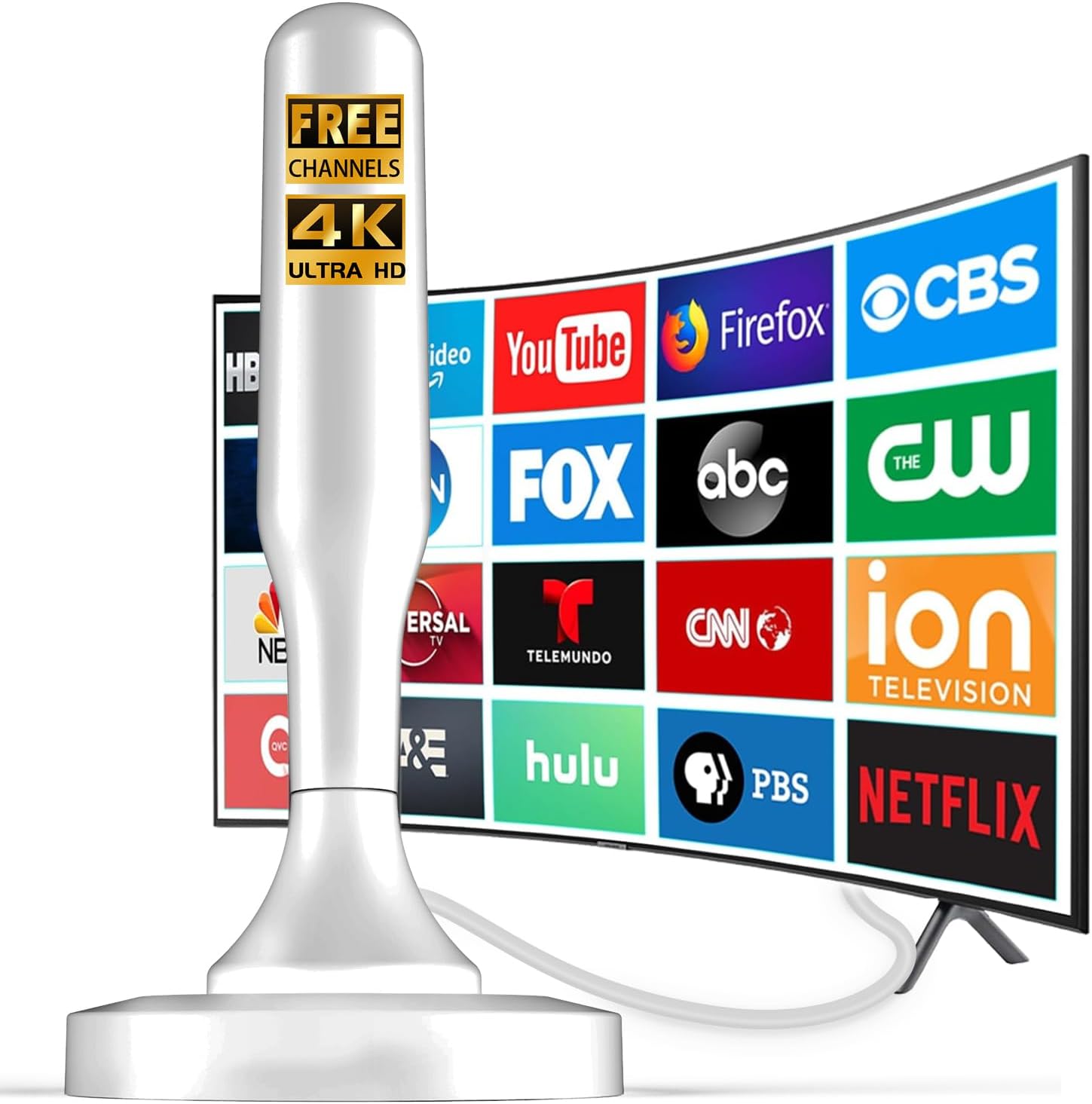 HIDB TV Antenna for Smart TV Indoor, Digital Indoor...