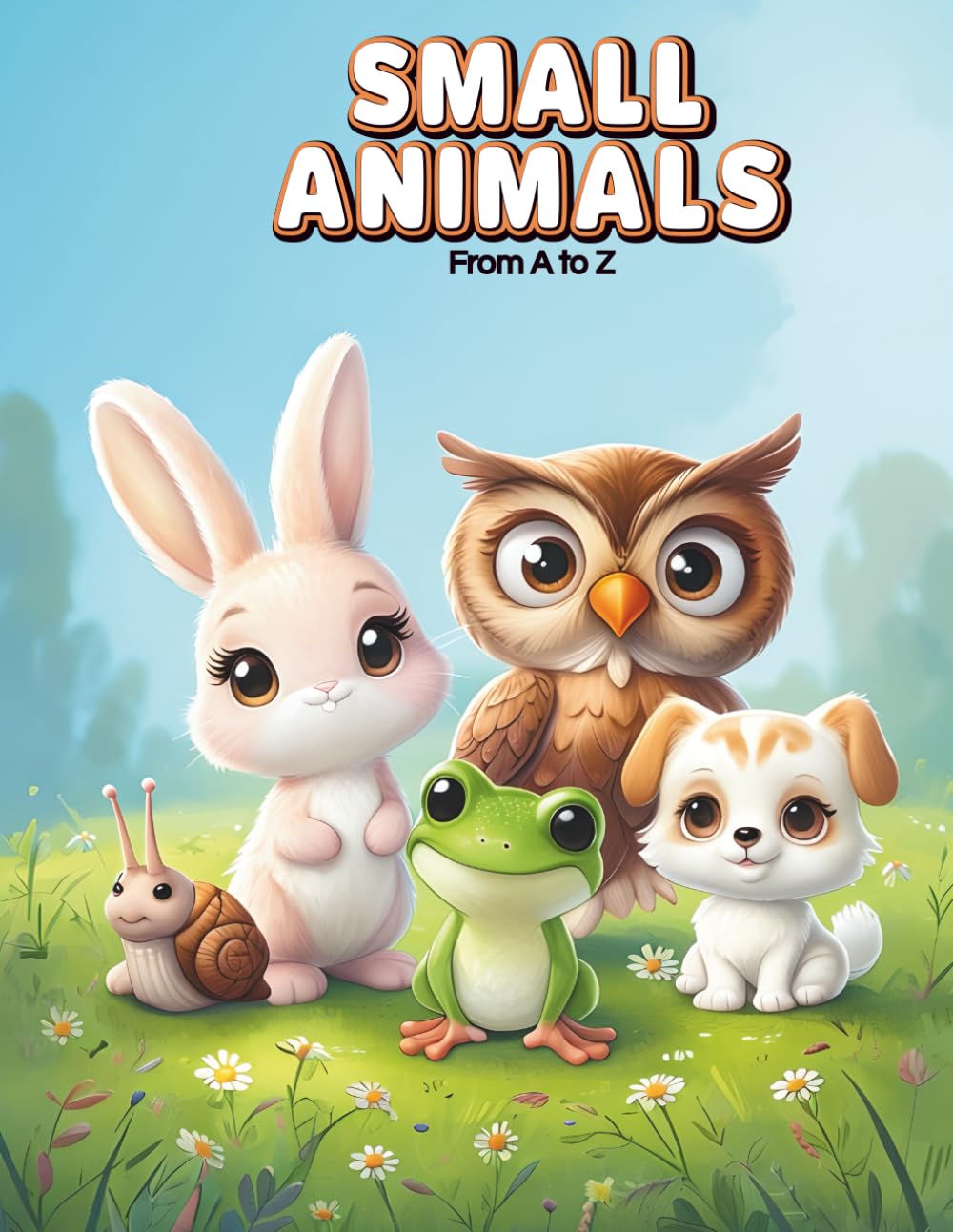 Small Animals from A to Z: A Cute Alphabet Coloring Book for Kids (CD Creations A–Z Coloring Series)