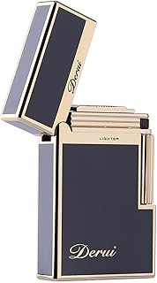 Kerosene lighters, Pure Copper Soft Flame lighters, Metal lighters with Clamshell Side igniters, Open The lid and Make a Crisp Sound, Suitable for Cigars, Collections, and Outdoors.