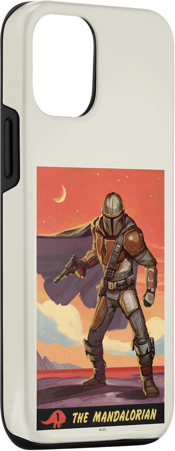iPhone 14 Pro Star Wars: The Mandalorian Illustrated Poster Case