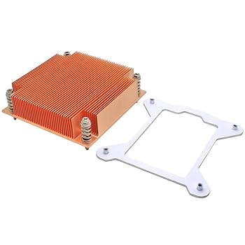 Amazon | 1U サーバーCPUクーラー 銅 スキビングフィン