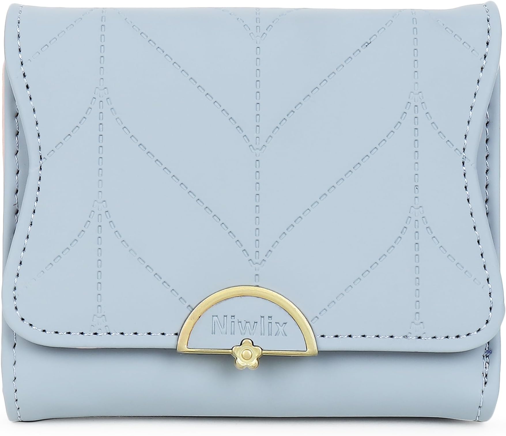 Niwlix Small Wallet for Women Slim Mini Wallet Fashion Card Coin Small Clutch Wallet for Women, Wallet for Girls, Blue, Classic
