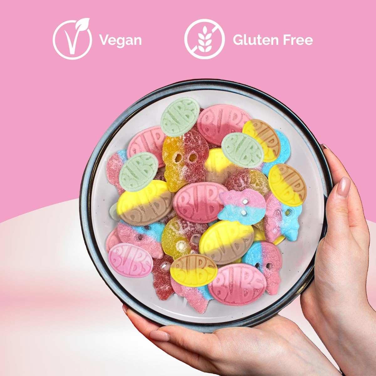 Bubs Swedish Candy Mix (1 Pound) - Ovals, Skulls, and Tutti Frutti, Sweet and Sour Swedish Gummies - Best Vegan Candy - Bubs Godis From Sweden (1 LB)