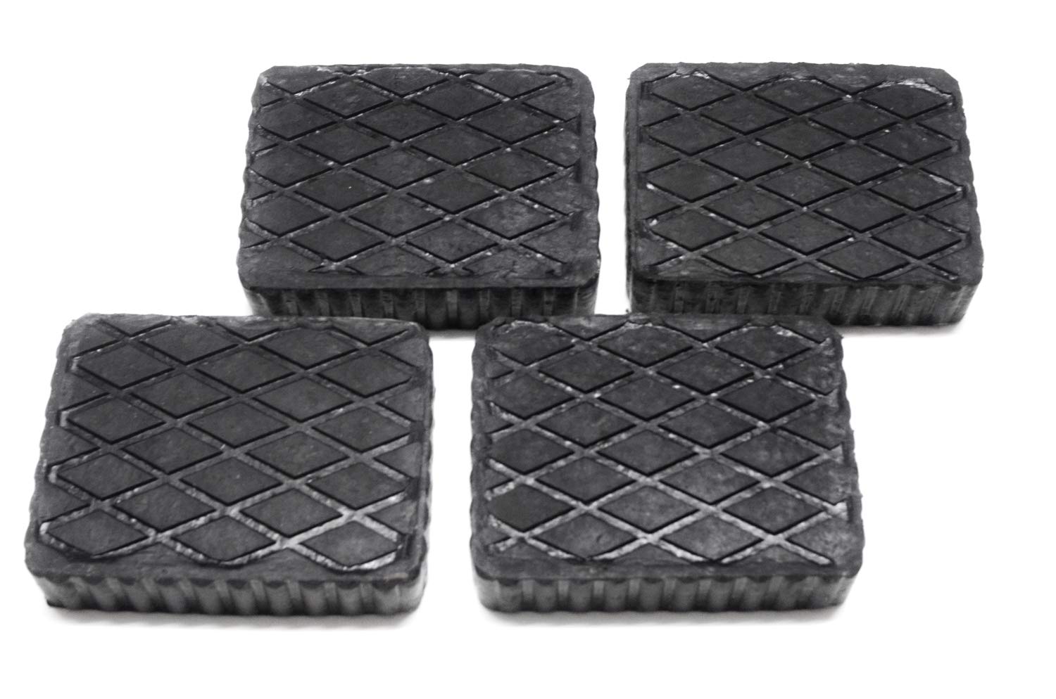4pz Tamponi per Ponte Sollevatore Kit Tamponi 160X120X40 universali in Gomma Piena per Ponti corghi ravaglioli omcn | Fianchi ondulati con Tecnologia Best-Grip