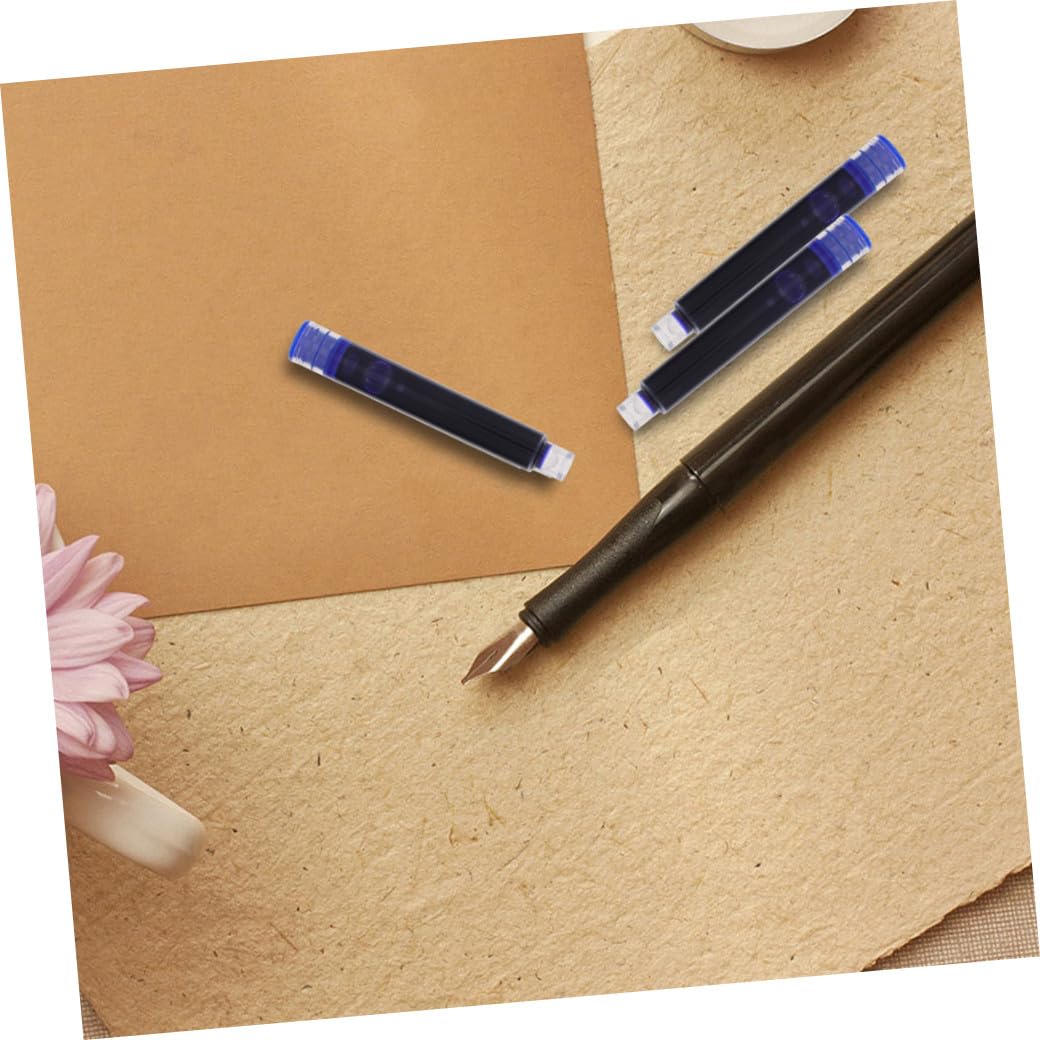 Uonlytech Ricariche d'Inchiostro per Penne Stilografiche, 200 Pezzi, in Plastica, Ricarica per Penne Stilografiche, per Studio e Scuola