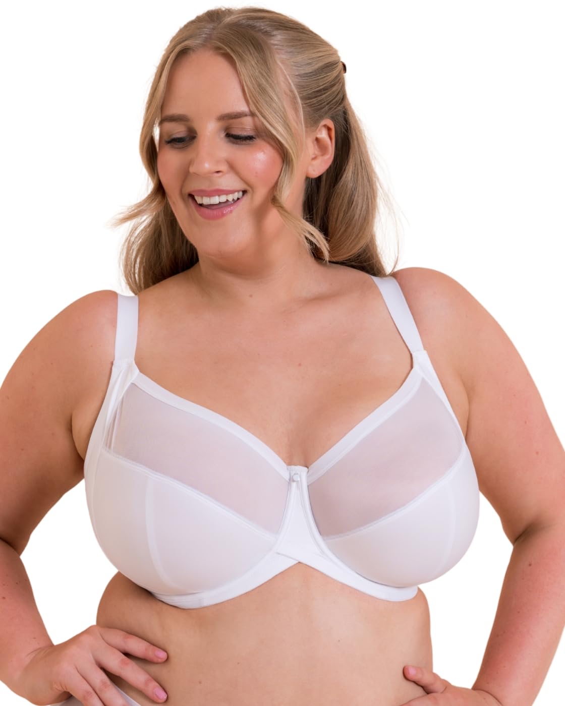 Curvy Kate Wonderfully Full Cup Side Support Bra White 40HH