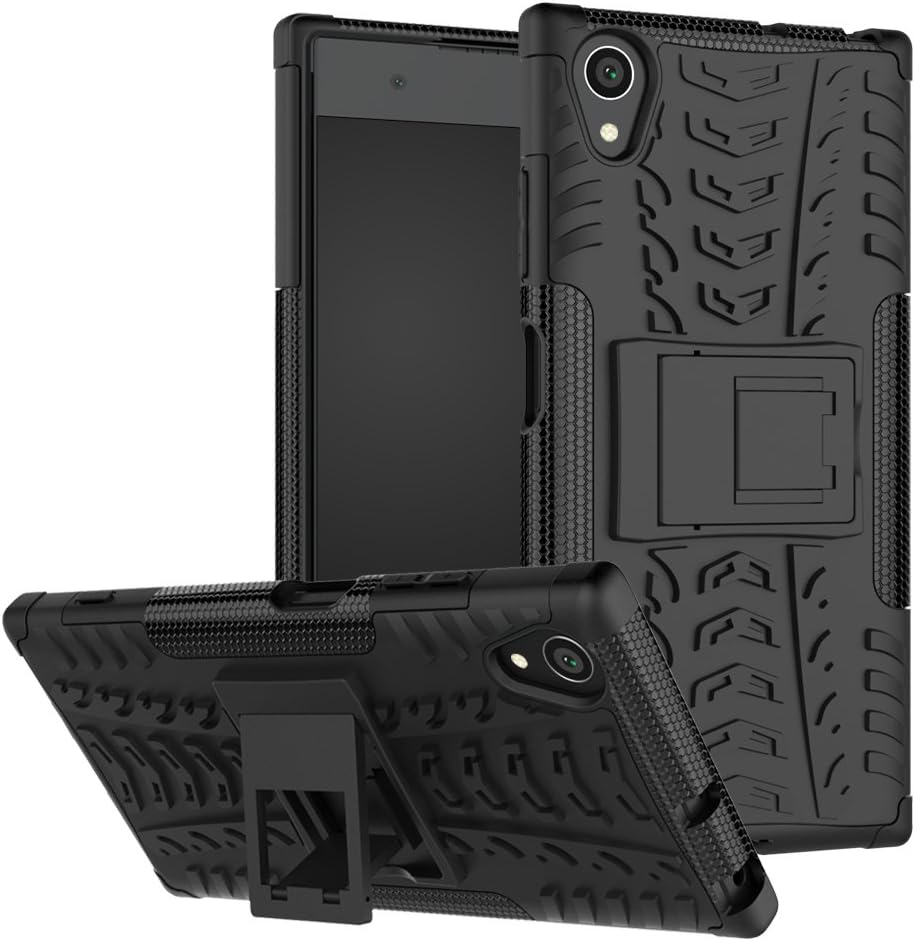 SCIMIN Case for Sony Xperia XA1 Plus,Hybrid Case for Sony Xperia XA1 Plus, Dual Layer Shockproof Impact Resistant Hybrid Rugged Case Hard Shell Cover with Kickstand for 5.5'' Sony Xperia XA1 Plus
