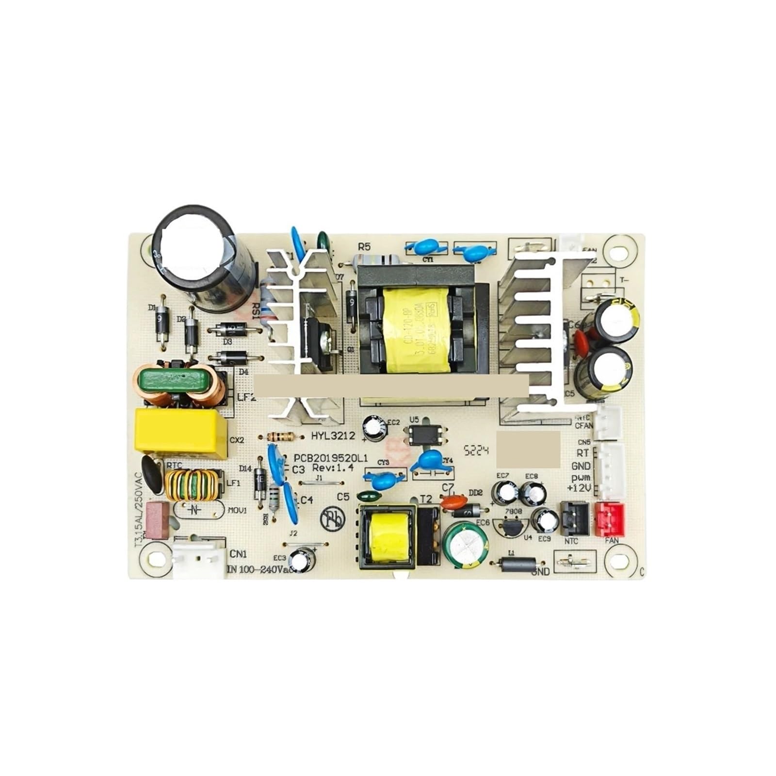 Placa de alimentación HYL3212 110-220V gabinete de vino tinto placa de alimentación placa de circuito accesorios de placa base caja de refrigeración