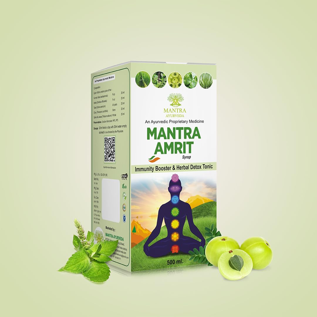 Mantra Ayurveda – Mantra Amrit Syrup 500 ML | Helps in Detoxification of Gut and Colon Cleansing | Helps in IBS and Constipation | Natural Immunity Booster | Helps in Weight Management (B0DBRJSNW3) Amazon Price History, Amazon Price Tracker