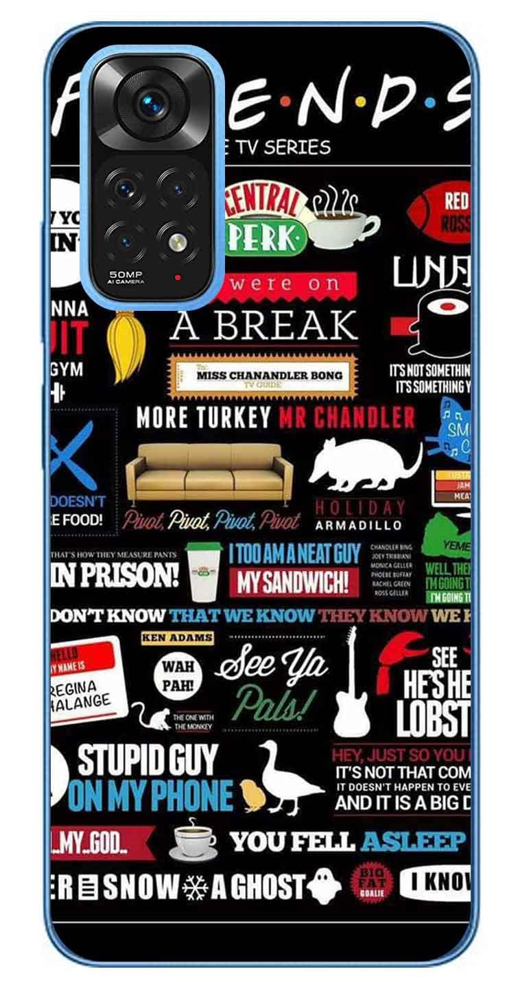 Zapcase Back Case Cover for Mi Redmi Note 11 (Silicone_Multicolor)