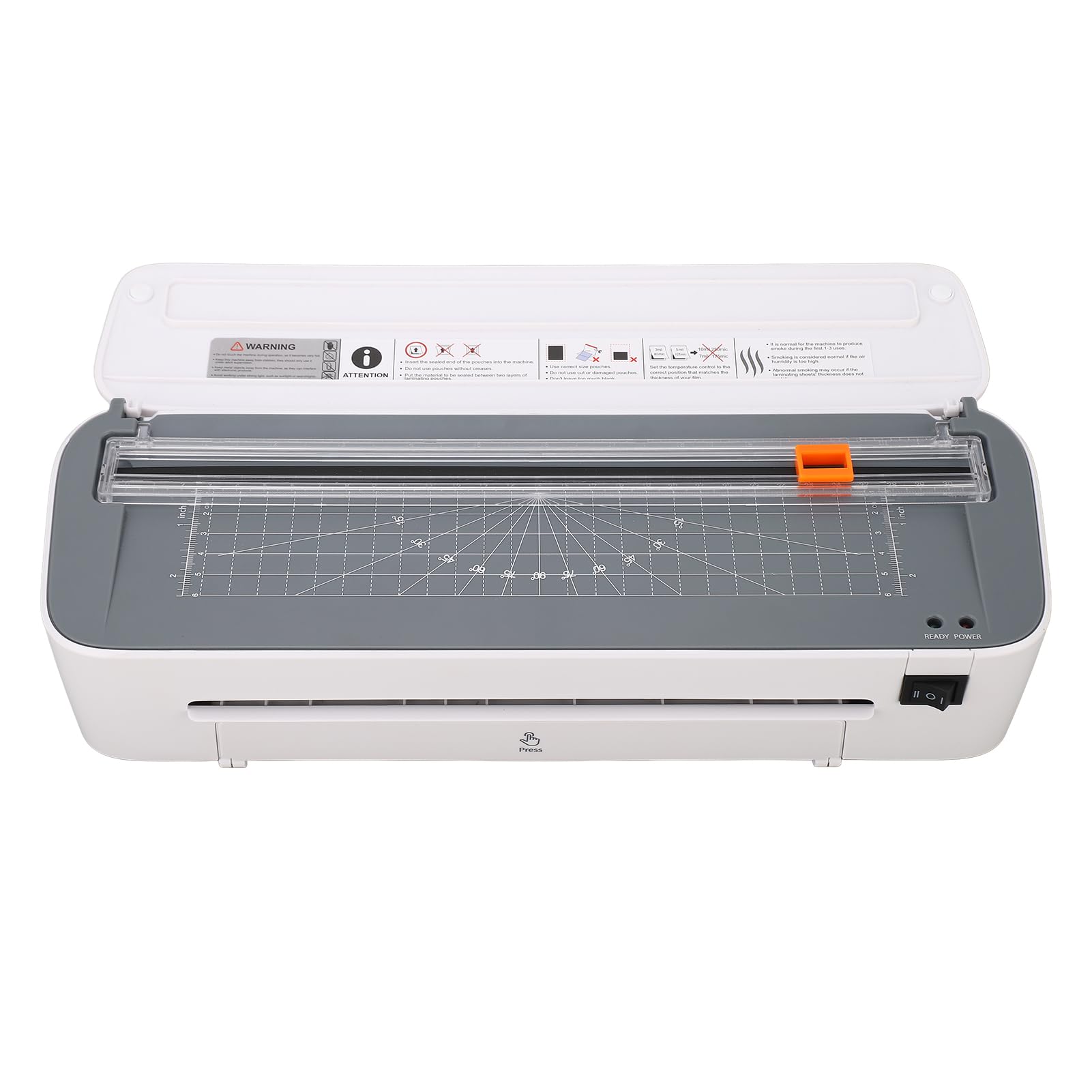 Macchina Laminatoria Versatile con Taglierina e Rotonde - Modalità Calda Rapida, Calda/fredda per Ufficio, Scuola e Business, Plug 220v -240v UE (Plug 220-240 V.)