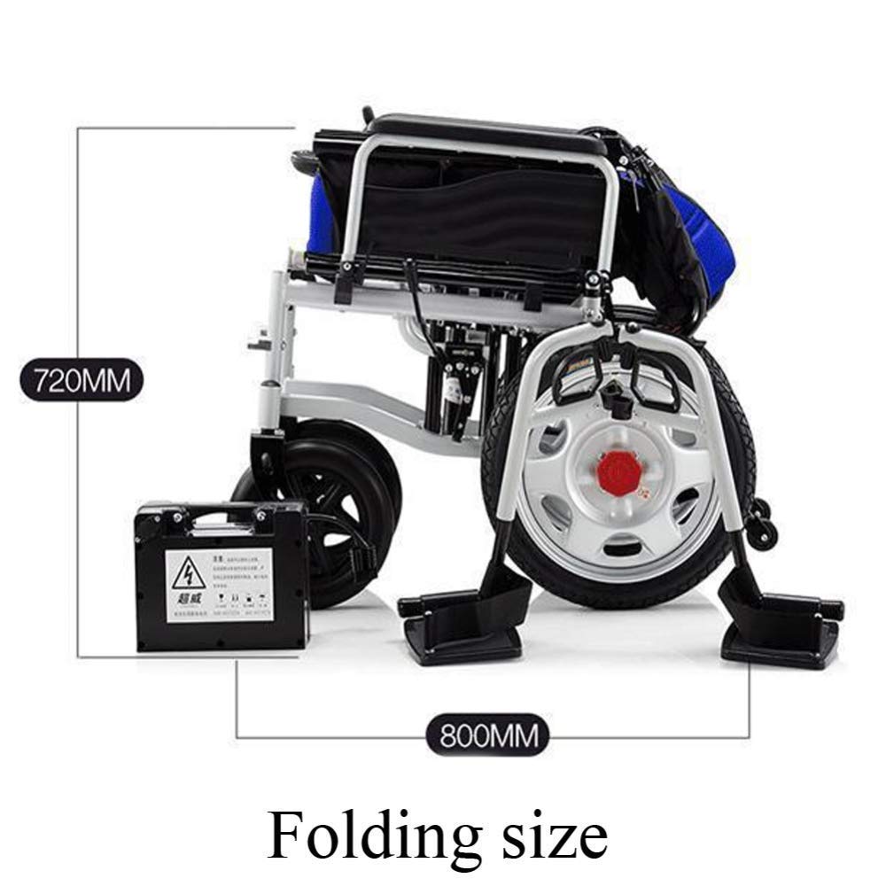Silla de ruedas eléctrica, silla de ruedas plegable con características inteligentes y súper resistencia para una movilidad más segura
