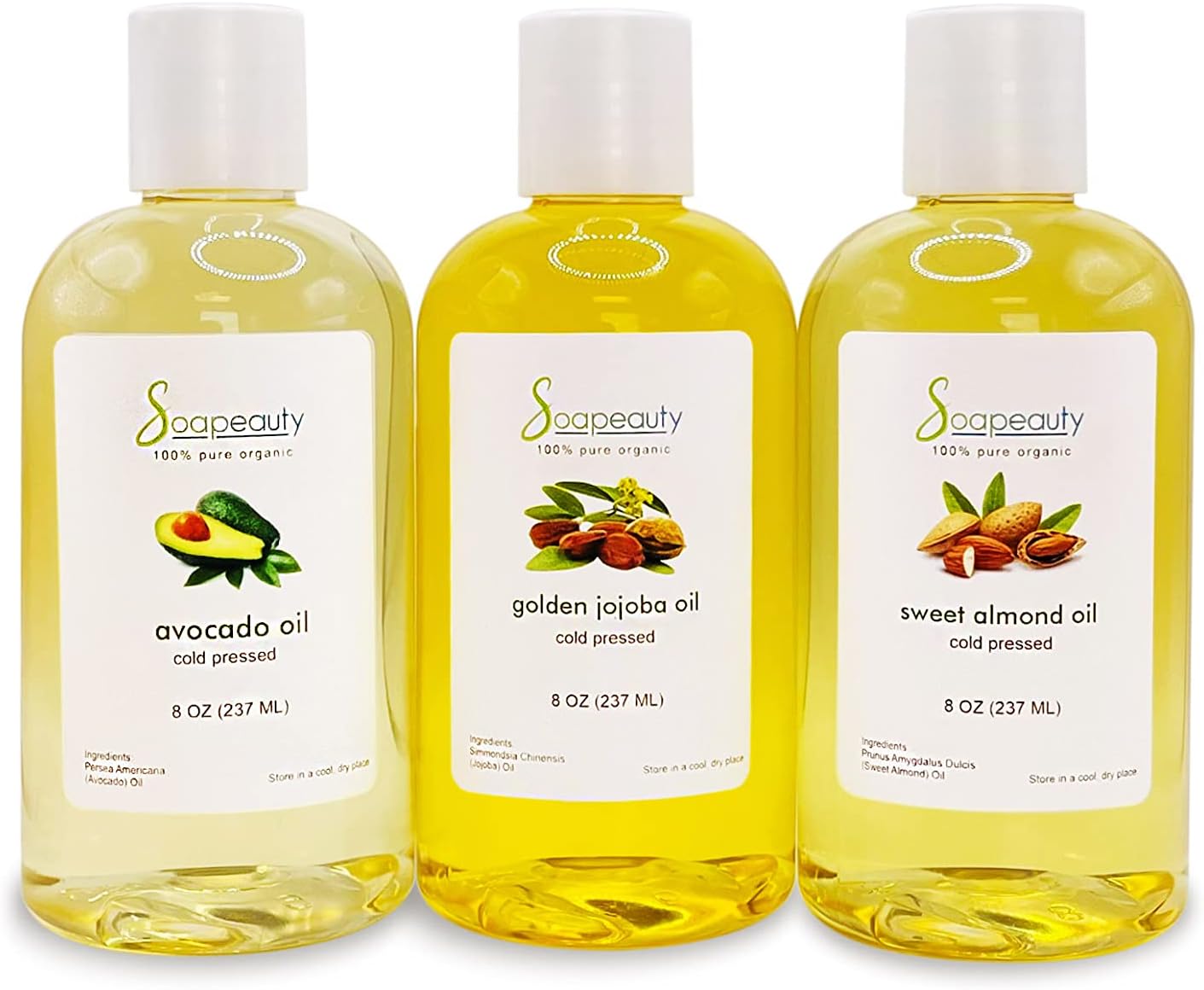 Top 10 Carrier Oil Variety Set 2 oz Cold Pressed 100