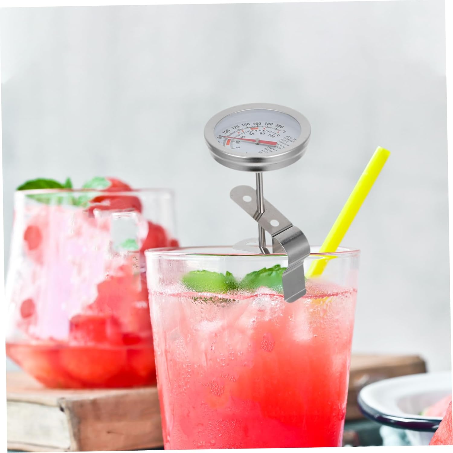 Portable Instant Read Thermometer Probe 304 Stainless Steel for Milk