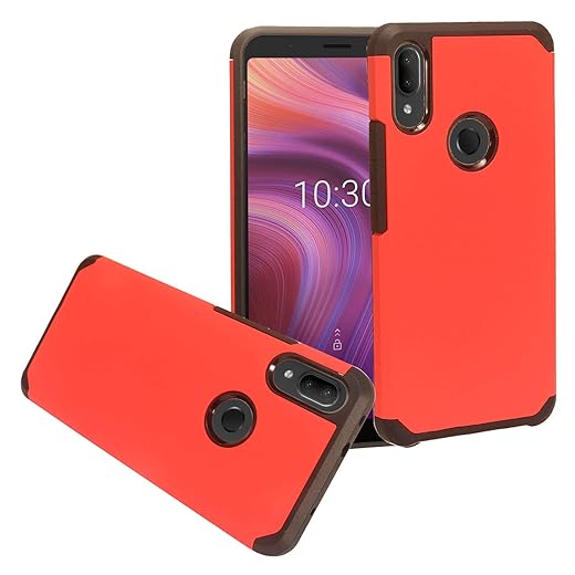 CELZEN - for Alcatel 3V (2019) 5032W - Rubberized Hybrid Phone Case - AH2 Blue