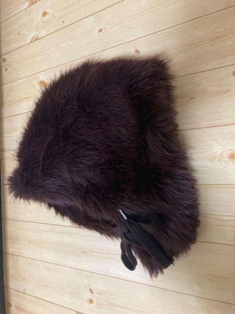 キジマタカユキ　Long Faux Fur Hood KIJIMA TAKAYUKI] LONG FAUX FUR HOOD. ロングエコファーのフード