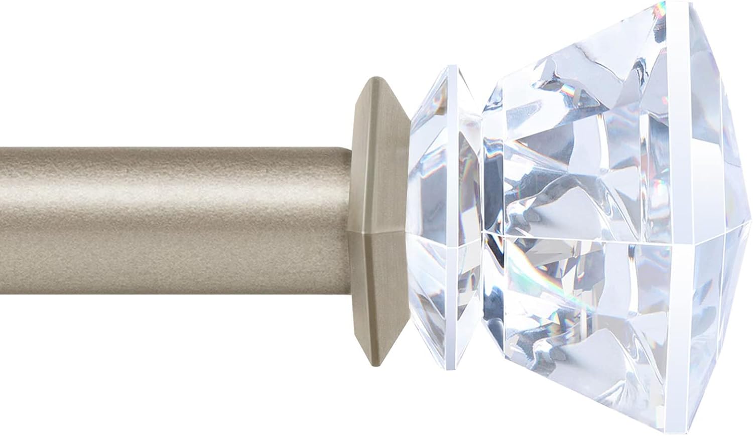 KAMANINA 1 Inch Curtain Rods 36 to 72 Inches (36 Feet