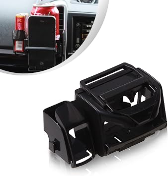 1 PC Car Air Vent Cup Bottle Mount, Universal Drink Bottle Bracket Stand for Coffee, Water, Juice, Tea, Multi-Function Drink Holder for Car, Water Bottle Holder, Drink Stand Black
